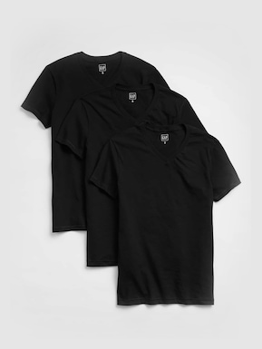 ベーシック VネックTシャツ(3枚セット)
